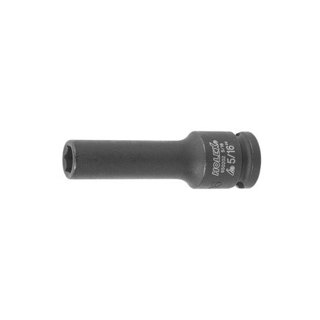 Holex Impact Socket, 3/8 inch Drive, 6 pt, Deep, 5/16 inch 650202 5/16